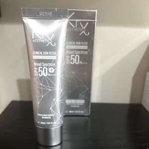 New in box KRX Clinical Skin Filter Tinted Mineral SPF 50 PA+++ - tan